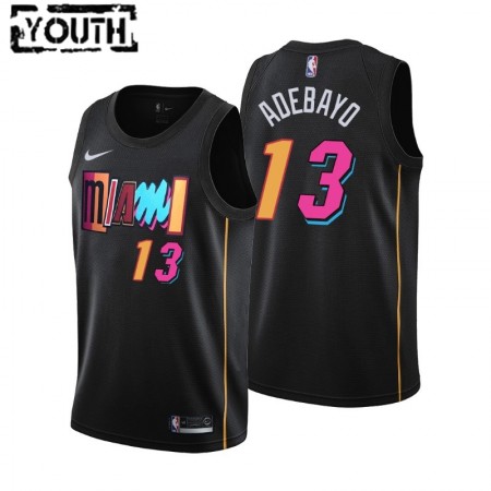 Kinder NBA Miami Heat Trikot Bam Adebayo 13 Nike 2021-2022 City Edition Swingman
